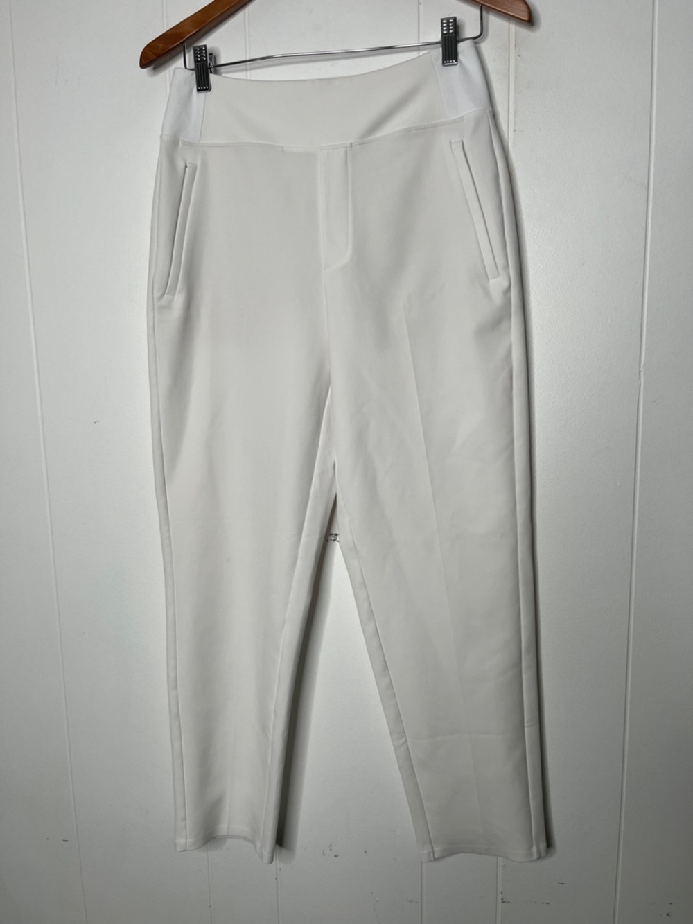 Athleta White Cropped Ankle Pants